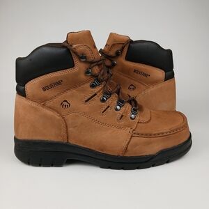 Wolverine Potomac English Moc Steel-Toe Leather Work Boot Men's Sz 12M MW04349
